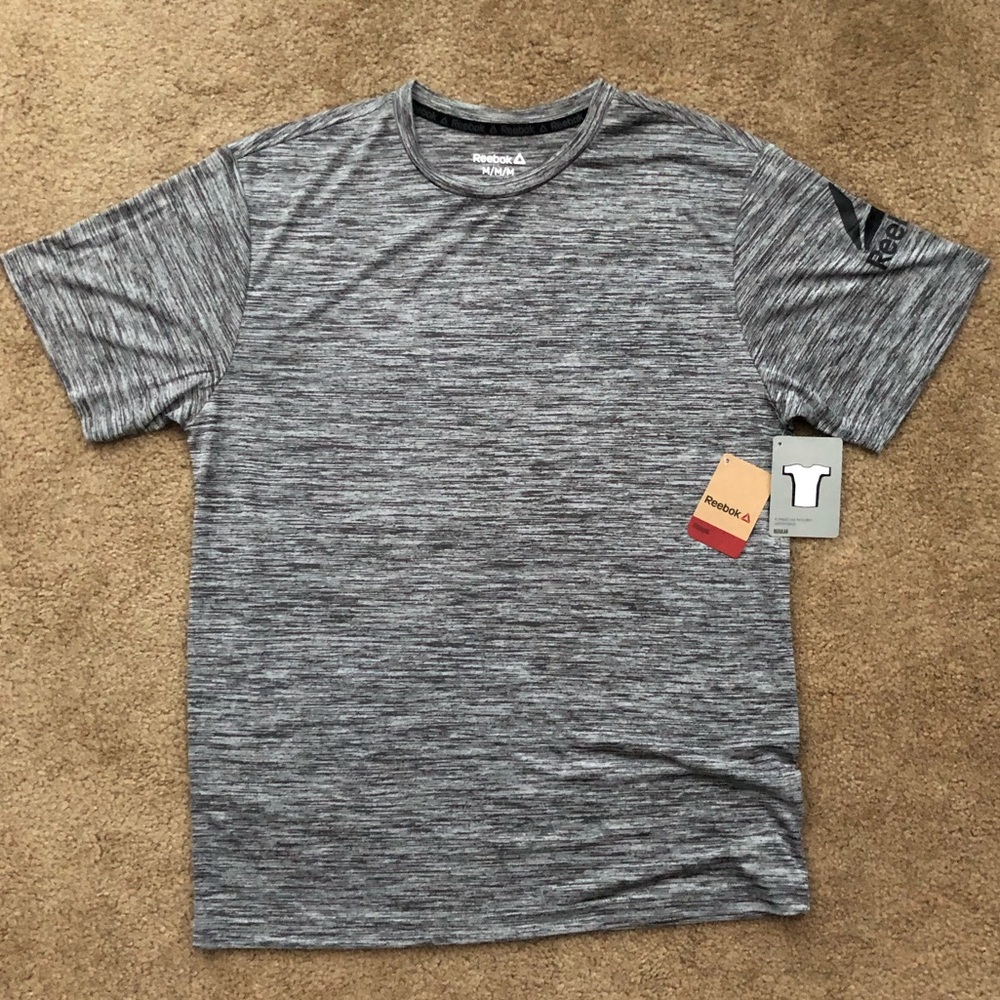 Reebok men’s medium dry fit (gray) shirt